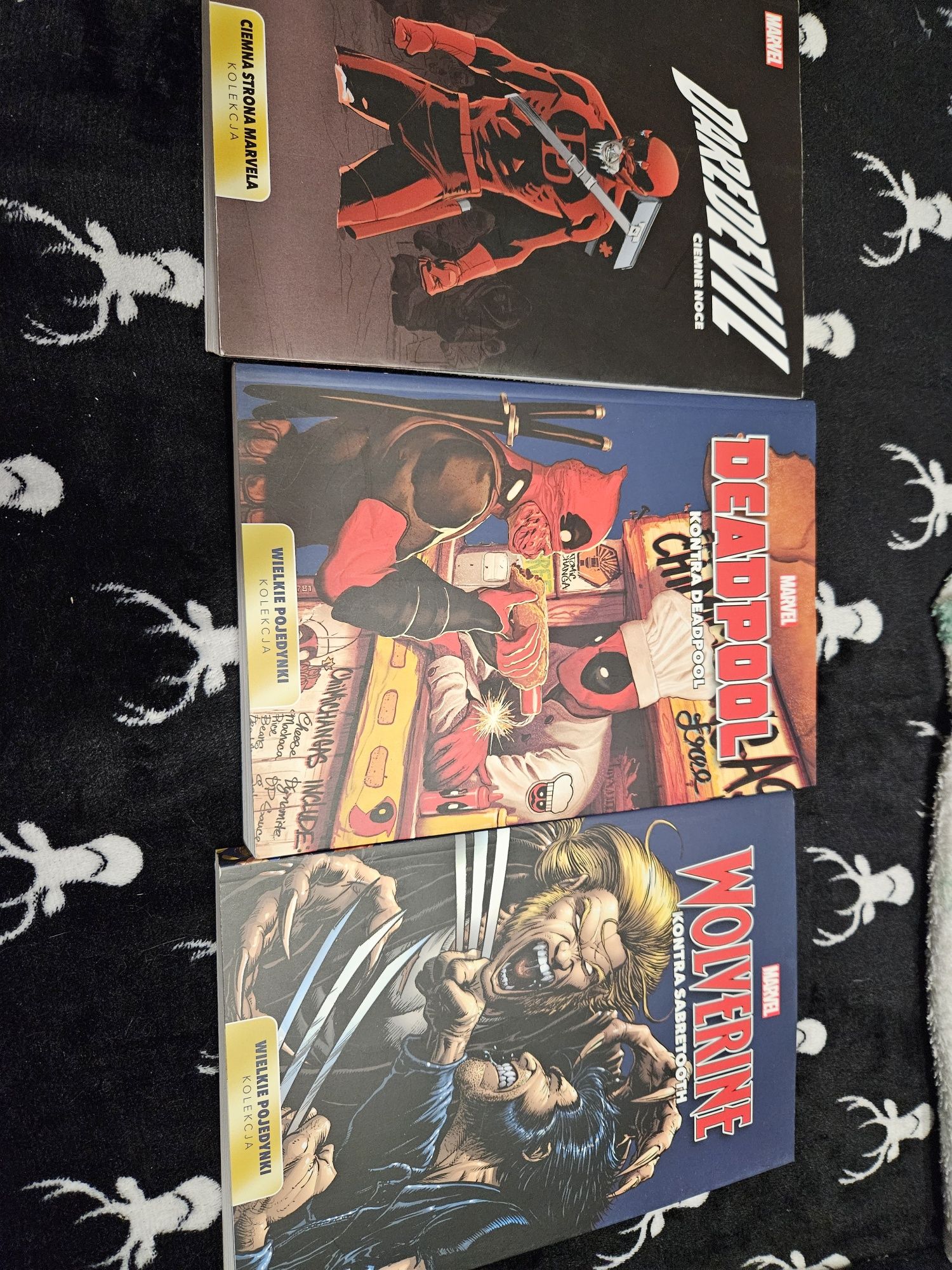 Komiksy Marvel - Deadpool, Daredevil i Wolverine