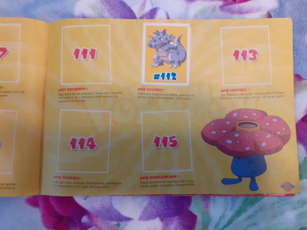 Album Pokemon Moja kolekcja Chipita Złap je wszystkie pusty