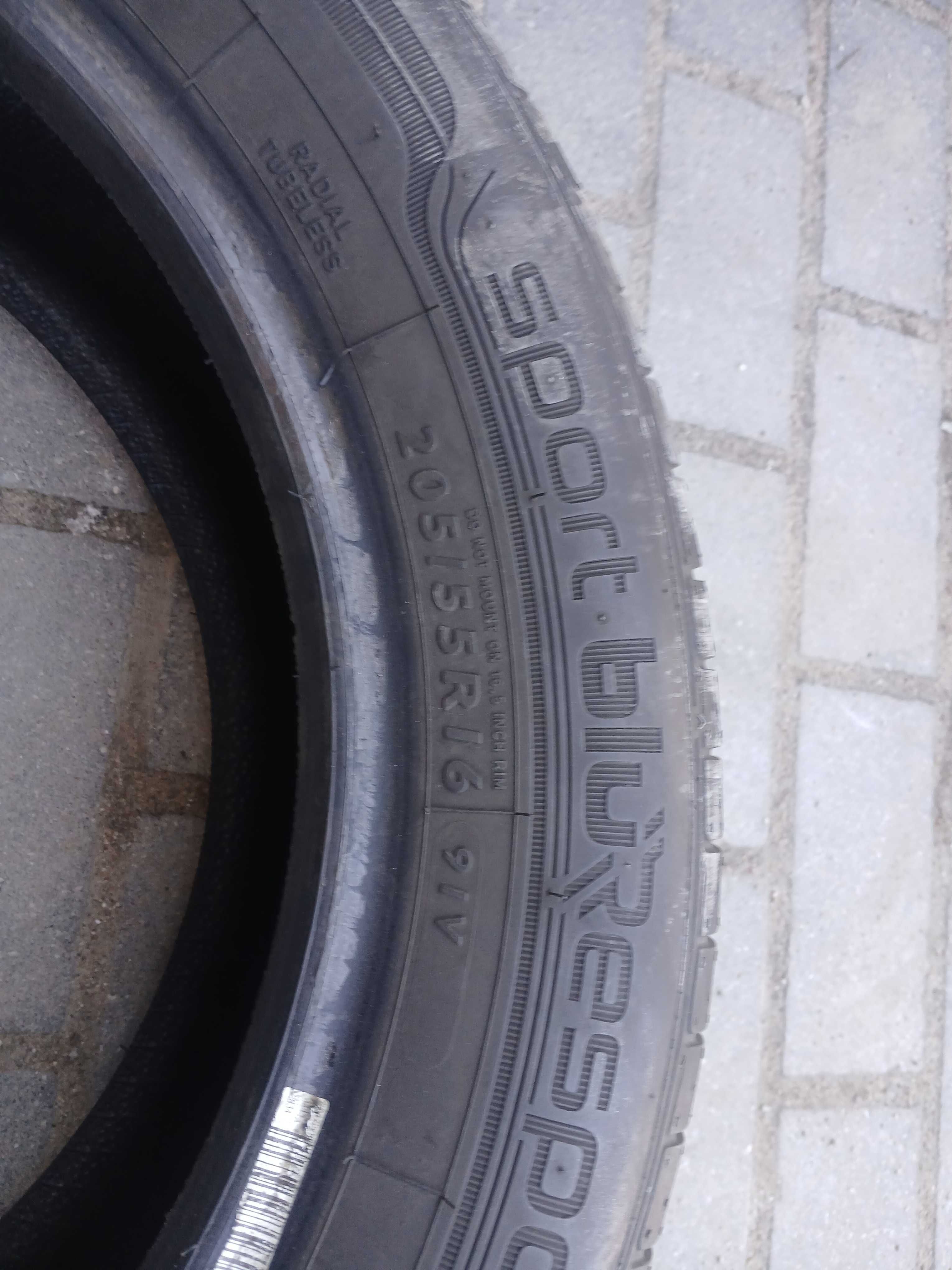 2x używane opony letnie 205/55 R16 Dunlop Montaż GWARANCJA