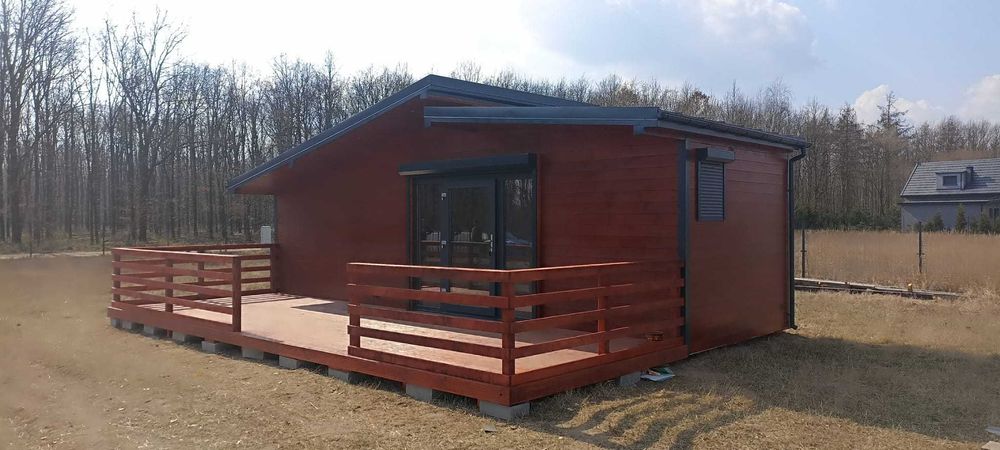 Dom modułowym mobilny do 35 m² letni. całoroczny bez pozwolenia. Raty.