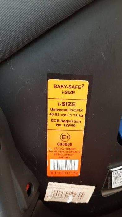 Автокрісло Britax Romer Baby-Safe I-Size 0-13кг з базою isofix в компл
