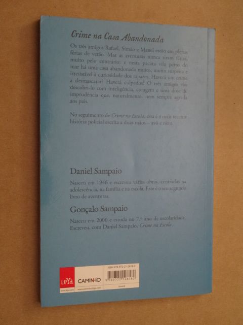 Crime na Casa Abandonada de Daniel Sampaio