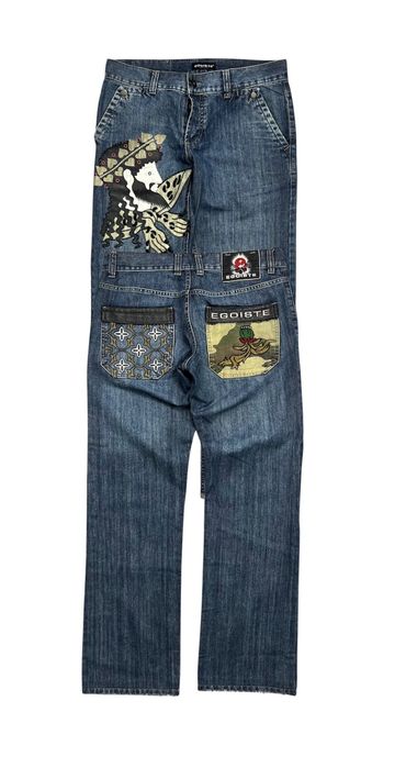 Spodnie Egoiste Perfect Hip Hop Rap Jeans Vintage