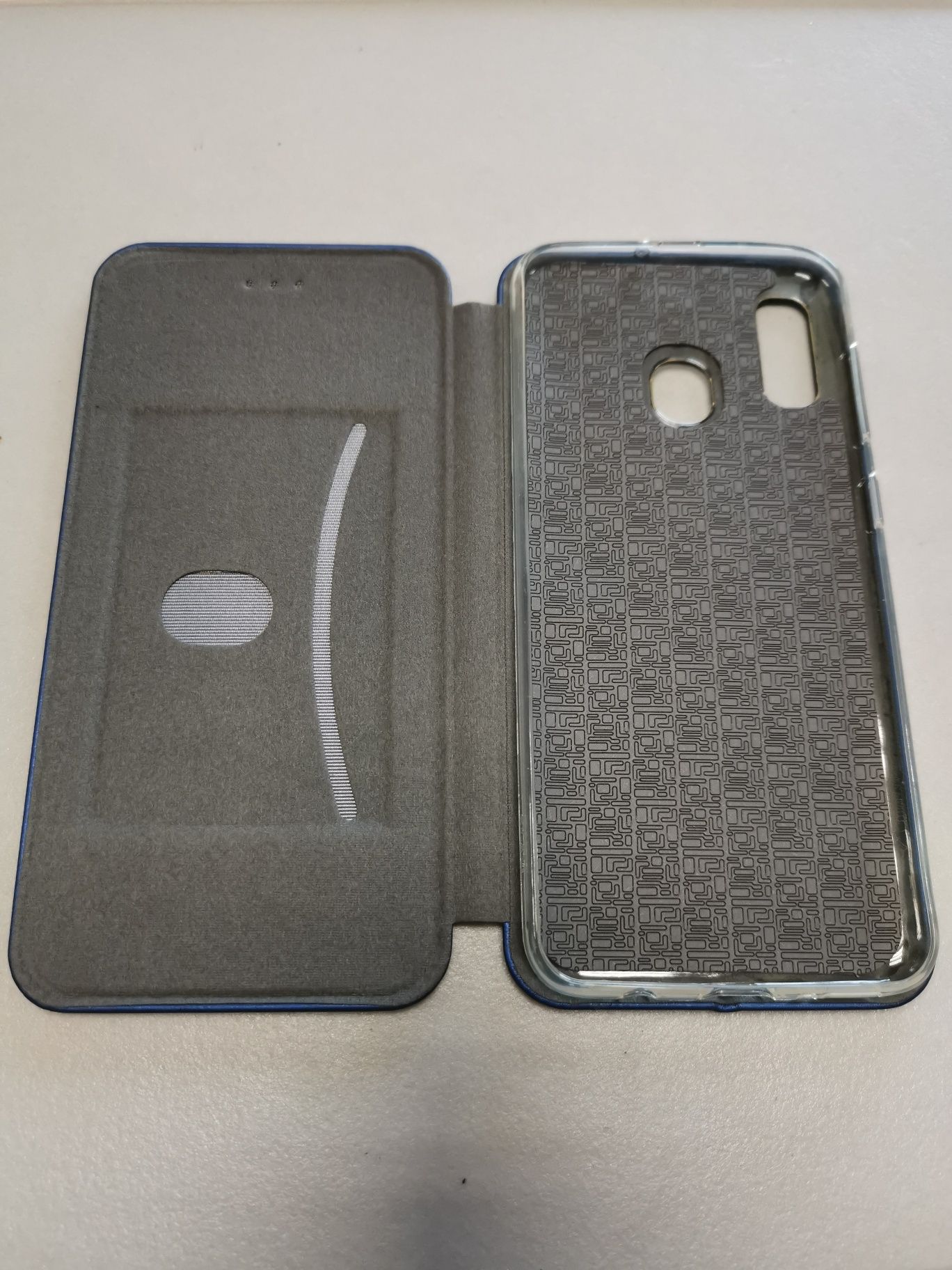 Etui pokrowiec futerał case do Samsung Galaxy A20 A30 A50 Granatowy