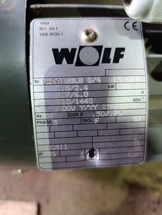 Silnik elektryczny dwubiegowy 710/1440