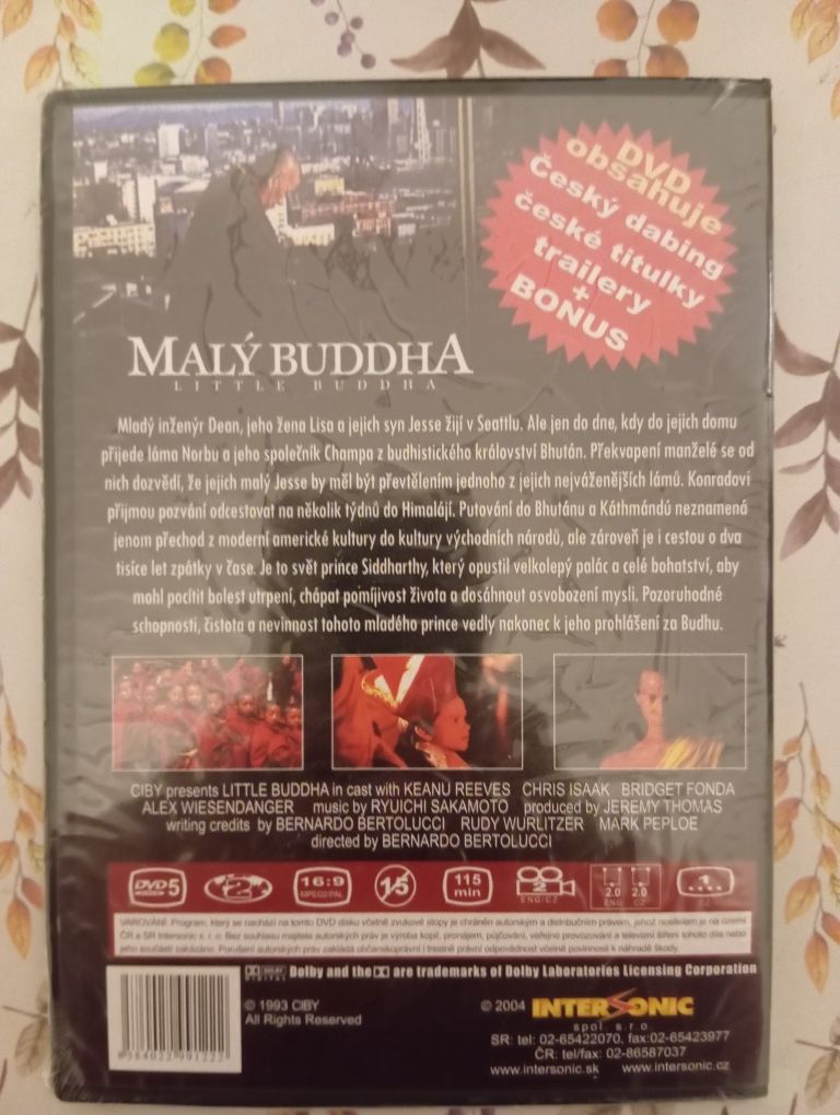 Mały Buddha, film DVD, lektor cz., folia, unikat