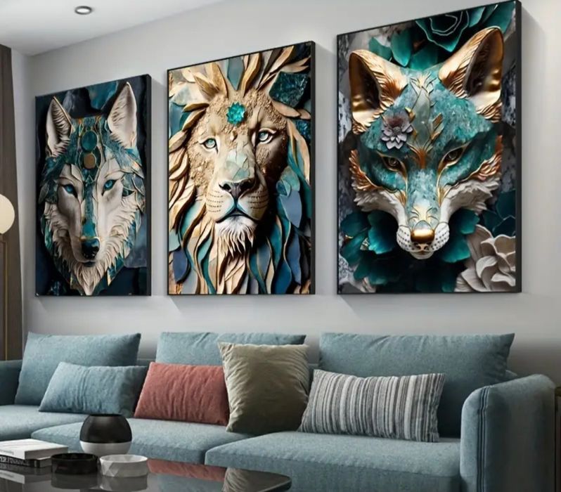 Obrazy tryptyk 3szt 35x55cm