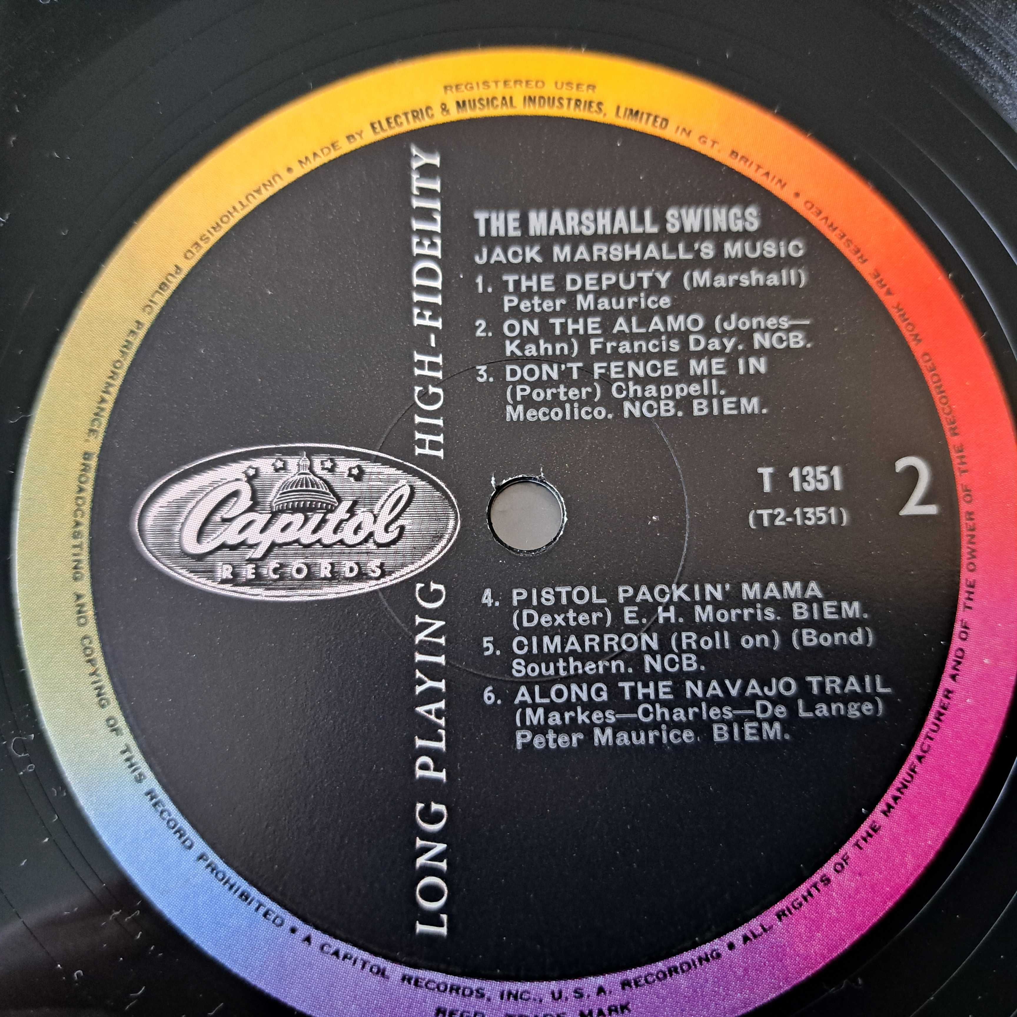 Płyta winylowa Jack Marshal - The Marshal Swings  Swing