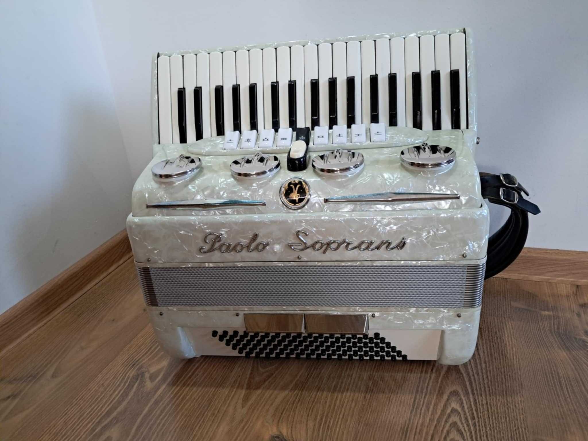 Akordeon Paolo Soprani 96 basów 4 chóry Musette