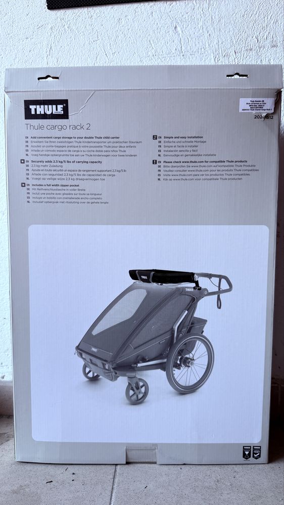 Thule Cargo Rack 2 / bagaznik na dach przyczepki