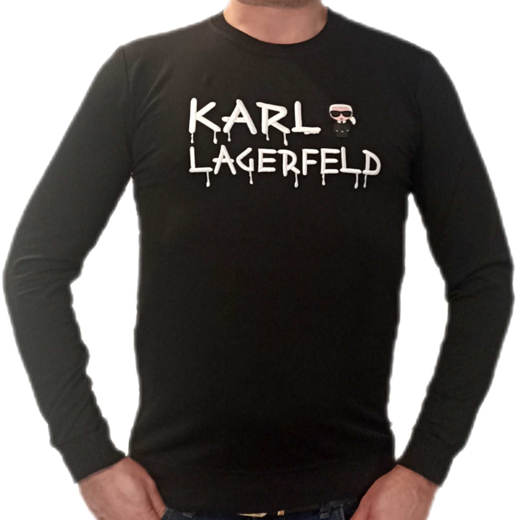 Karl Lagerfeld Bluza Czarna r.S,M,L,XL,XXL