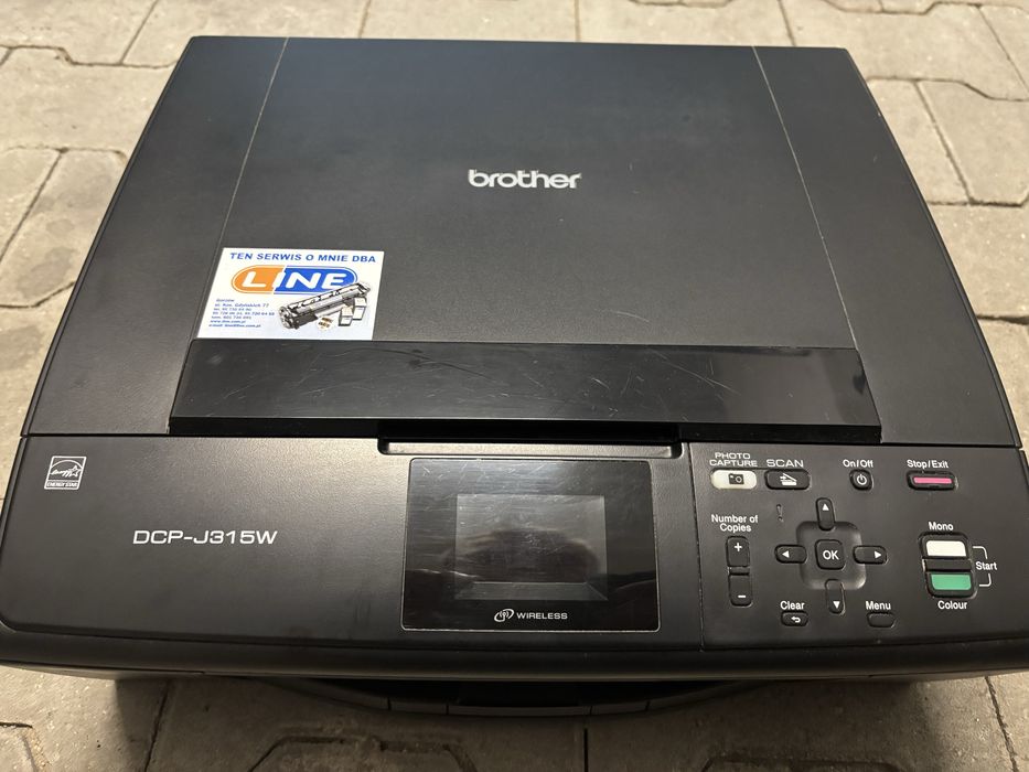 Brother DCP-315W uszkodzona