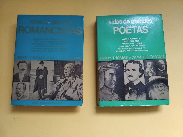 Coleção de vidas célebres -Poetas, Cientistas, Romancistas, Pintores..