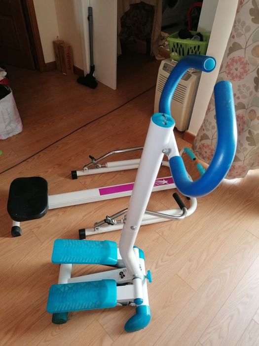 Máquina de remo e step