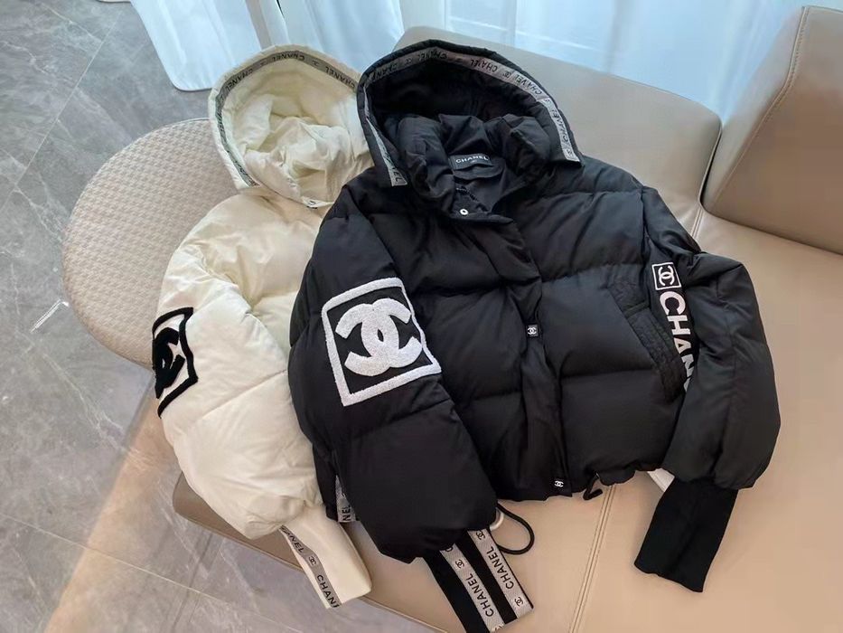 Женская куртка пуховик Chanel Шанель