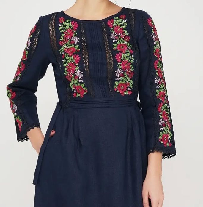 Вишиванка (плаття). 100% льон. Виробник: Галерея льону.