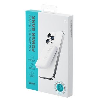 Benks Power bank 6000mAh MP10 - Typ C - magnetyczny z ładow. indukcyjn