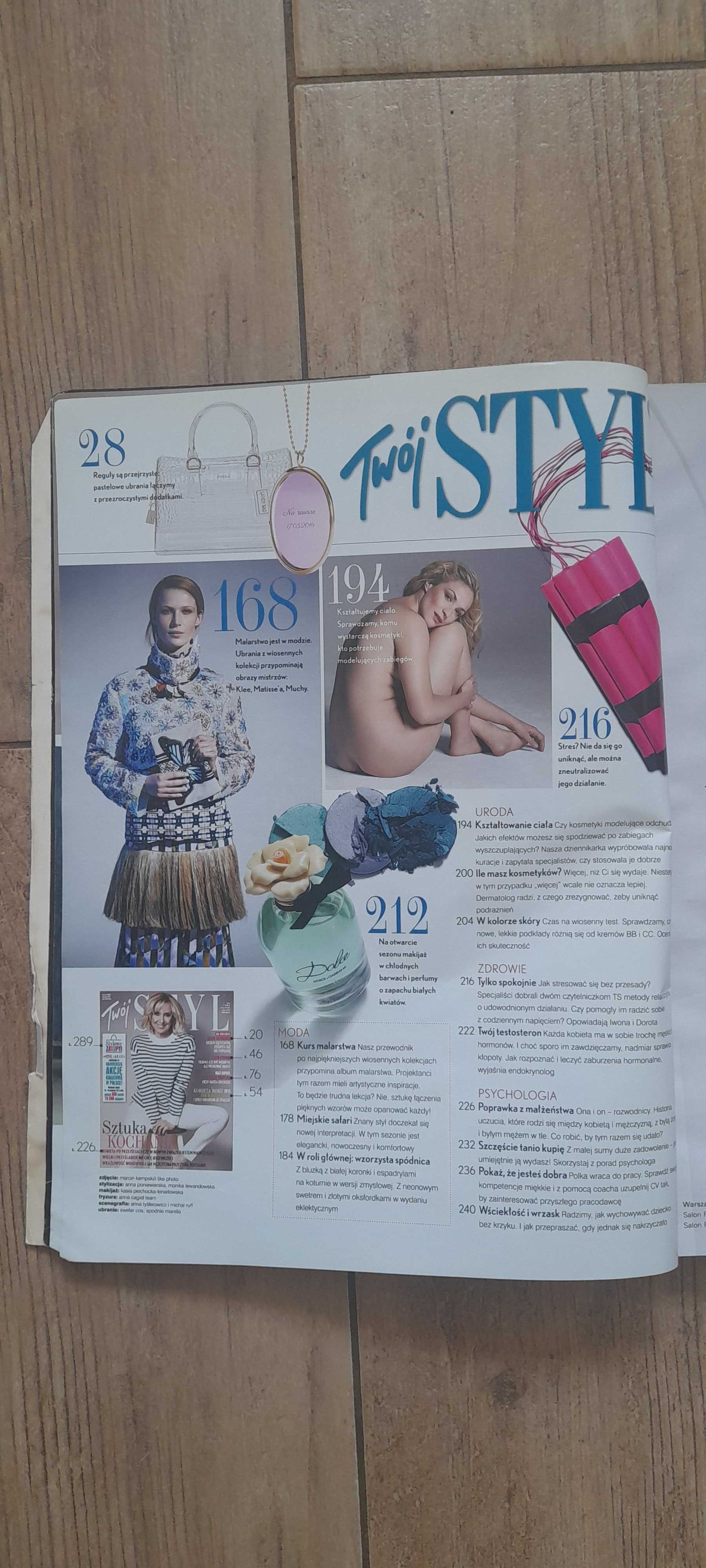 Magazyn "Twój Styl" - nr 4 (285), kwiecień 2014 roku (AGATA MŁYNARSKA)