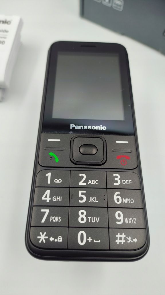 telefon komórkowy dla seniora Panasonic KX-TF200 komplet Polskie menu