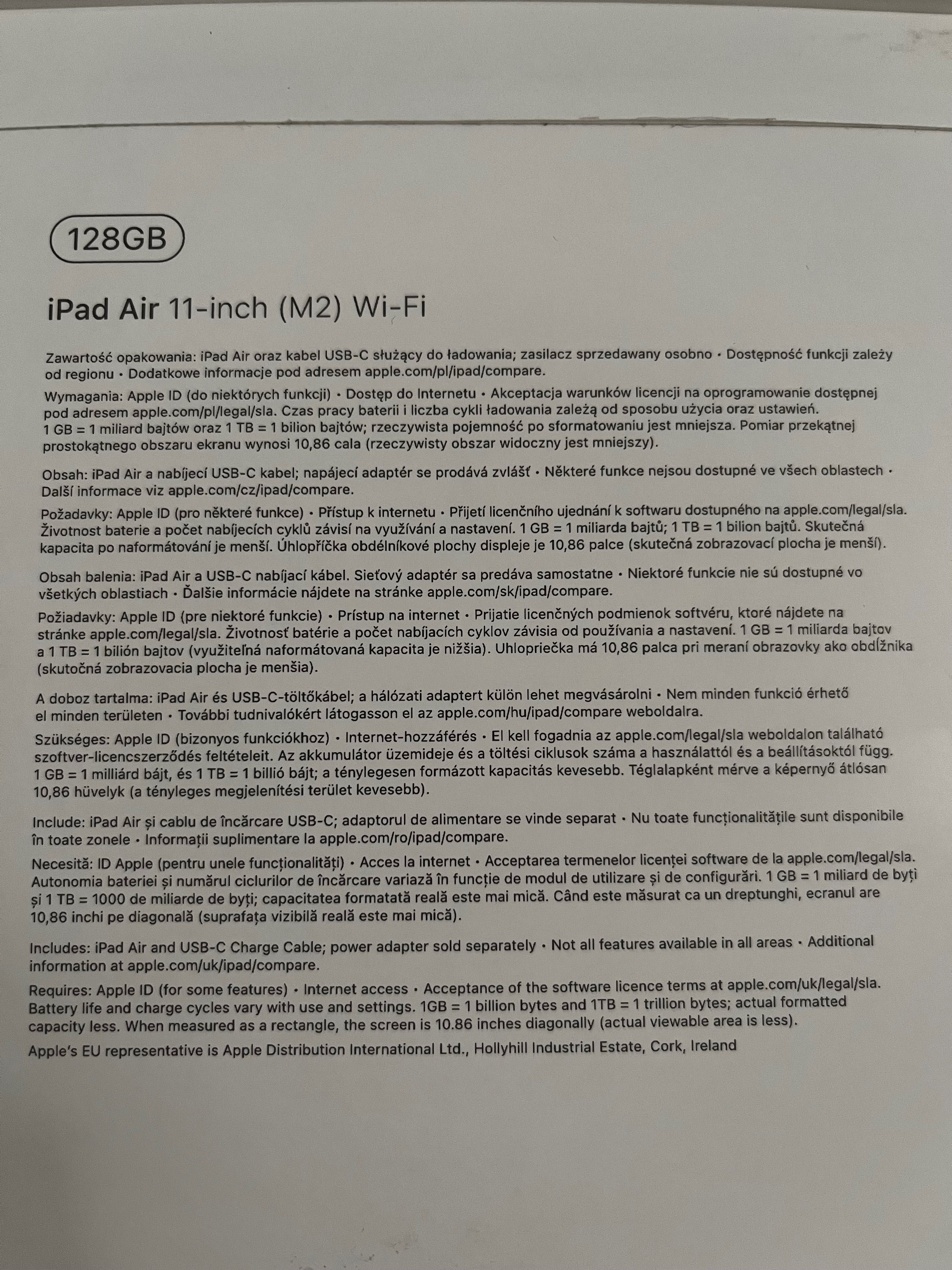 iPad Air 11-nich (M2) 128 GB blue + PENCIL PRO