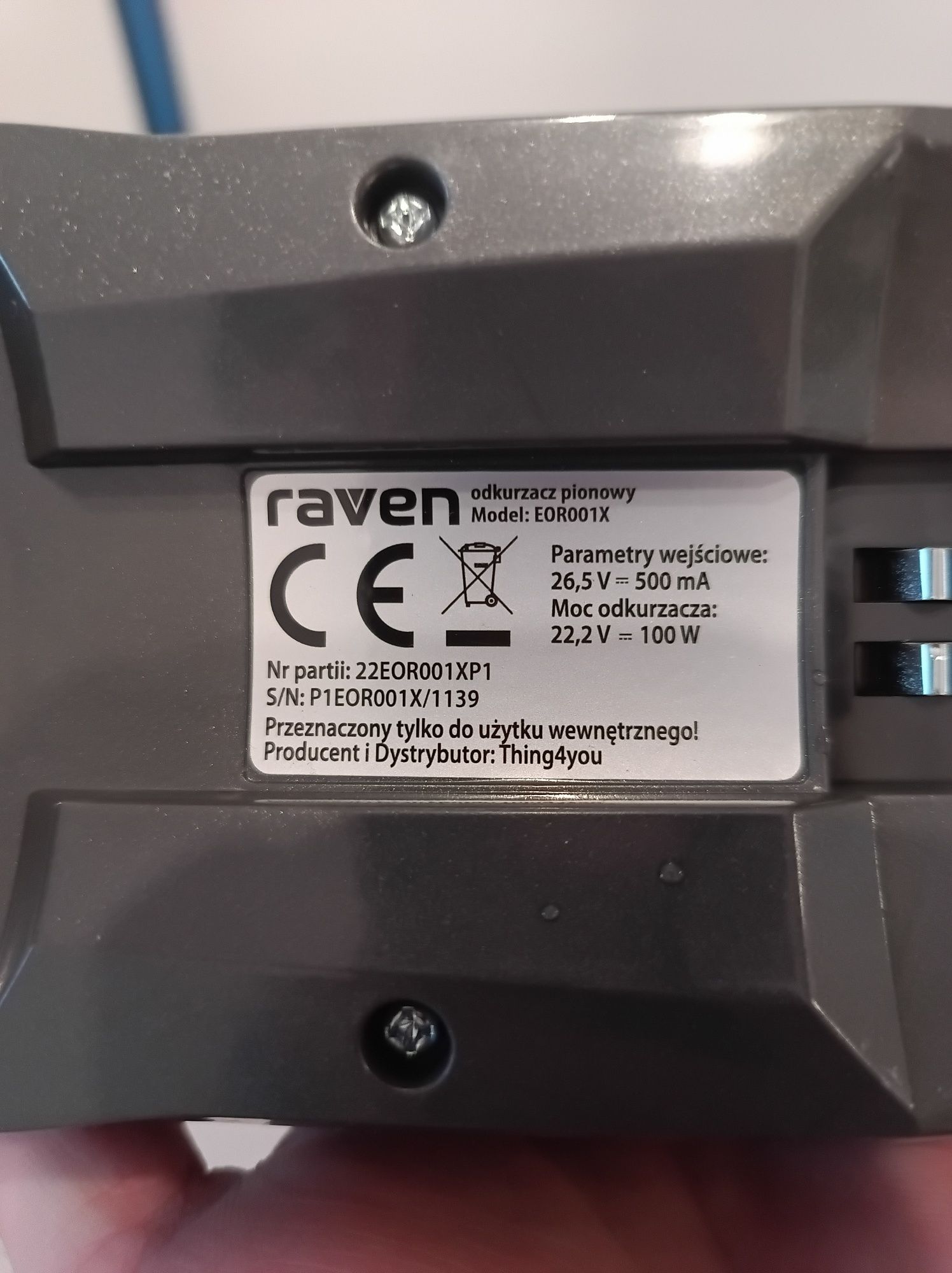 Odkurzacz Raven EOR001X