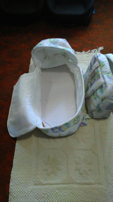 Alcofa e saco de bebé (para desocupar)