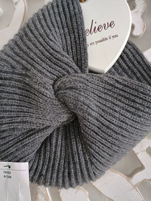 H&m nowa czapka turban rozmiar 80