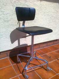 krzesło biurowe fotel loft metalowa noga fotelik biurko kręcone