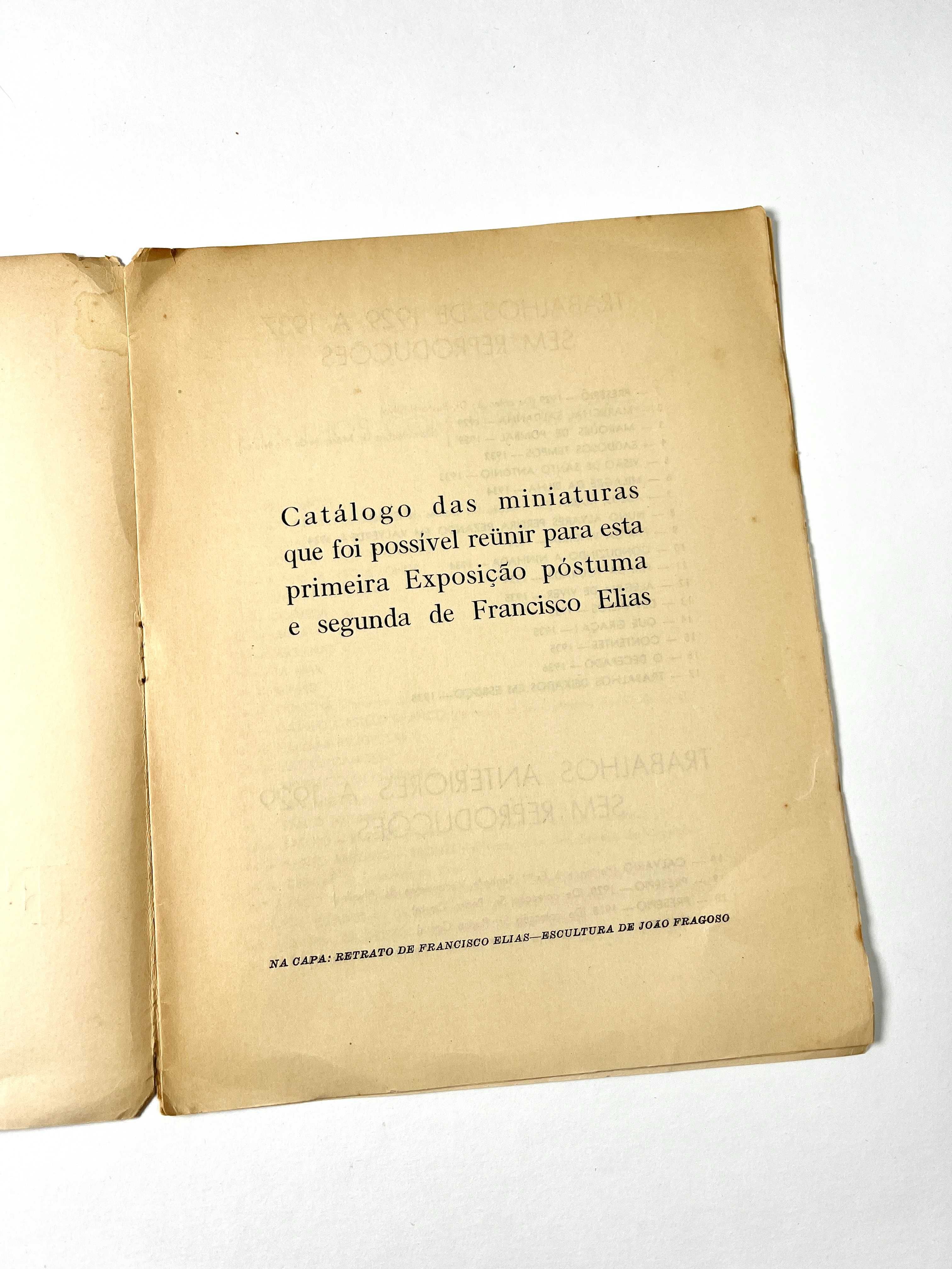 Catálogo de exposição Franscisco Elias Escultura S.P.N.1943