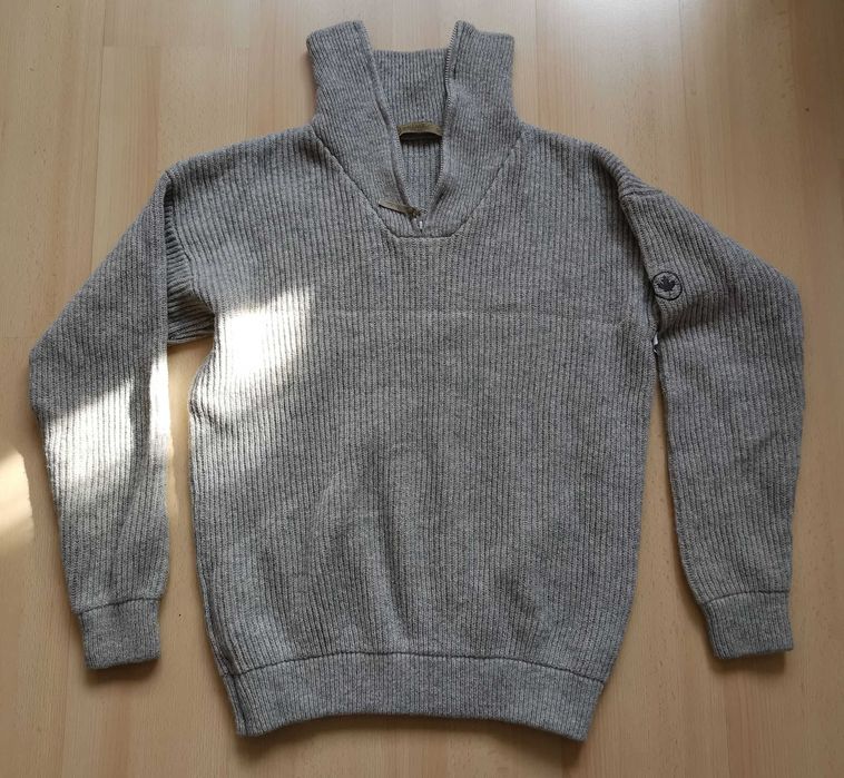 sweter Mackenzie Canada golf wełniany wool wełna  XL