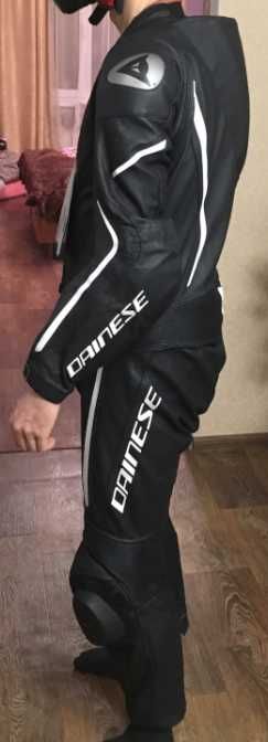 Цельный кожаный мото комбинезон Dainese Assen 1PC ОРИГИНАЛ