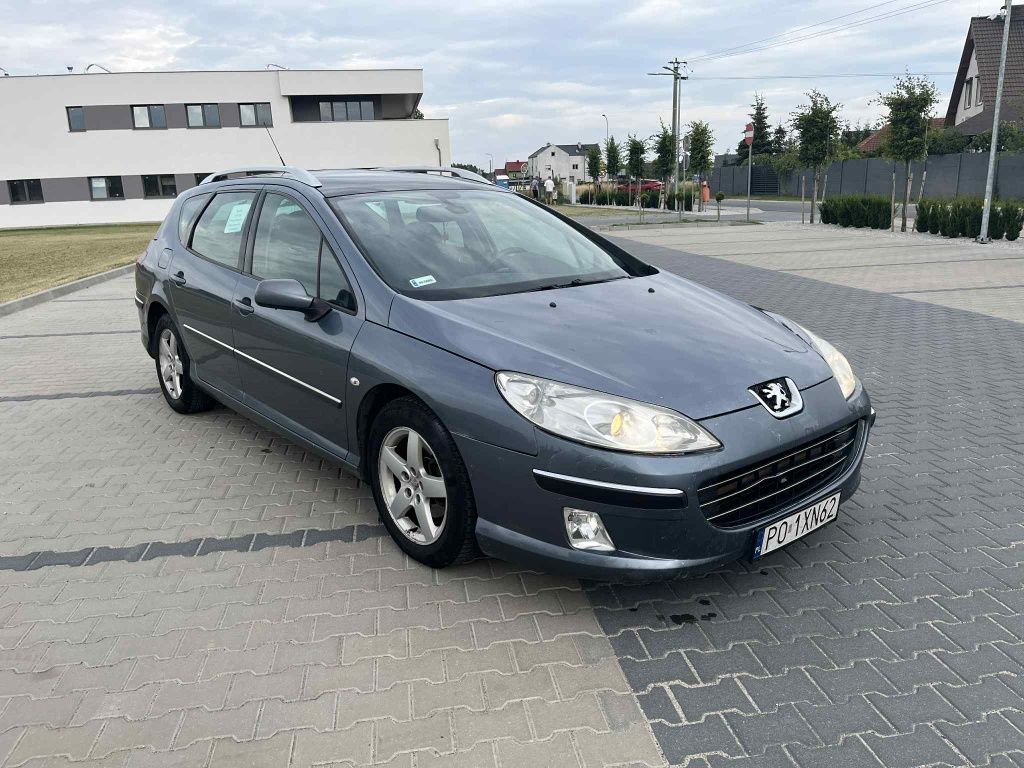 Peugeot 407 SW 2.0 HDi 136 KM AUTOMAT 6 biegów Navi Alu Szklany dach