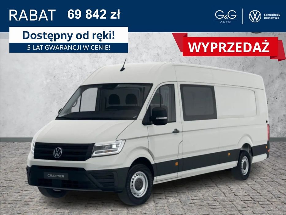 Volkswagen Crafter  Crafter L5H3 Brygadówka 7 miejsc 2.0TDl 177KM 6-biegów