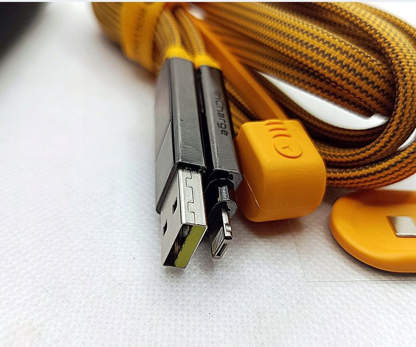 Rolling Square XL Przewód USB-C USB-A Lightning Micro-USB 100W 2m