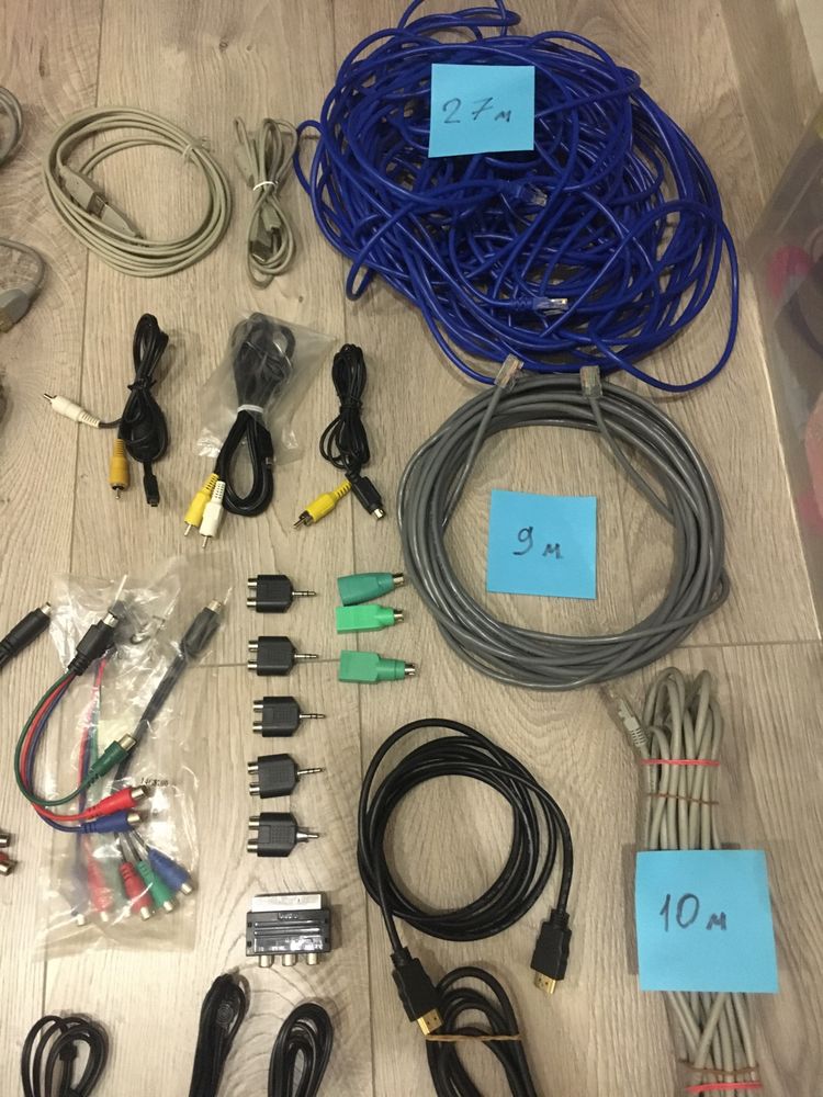 Кабель интернет аудио видео 220v переходник