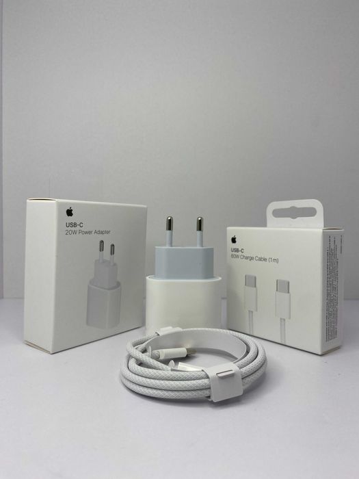 Apple швидкісна зарядка USB-C (Блок 20w + кабель 60w 1m)
