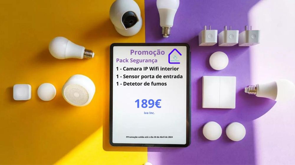 Pack Segurança Domotica para casa