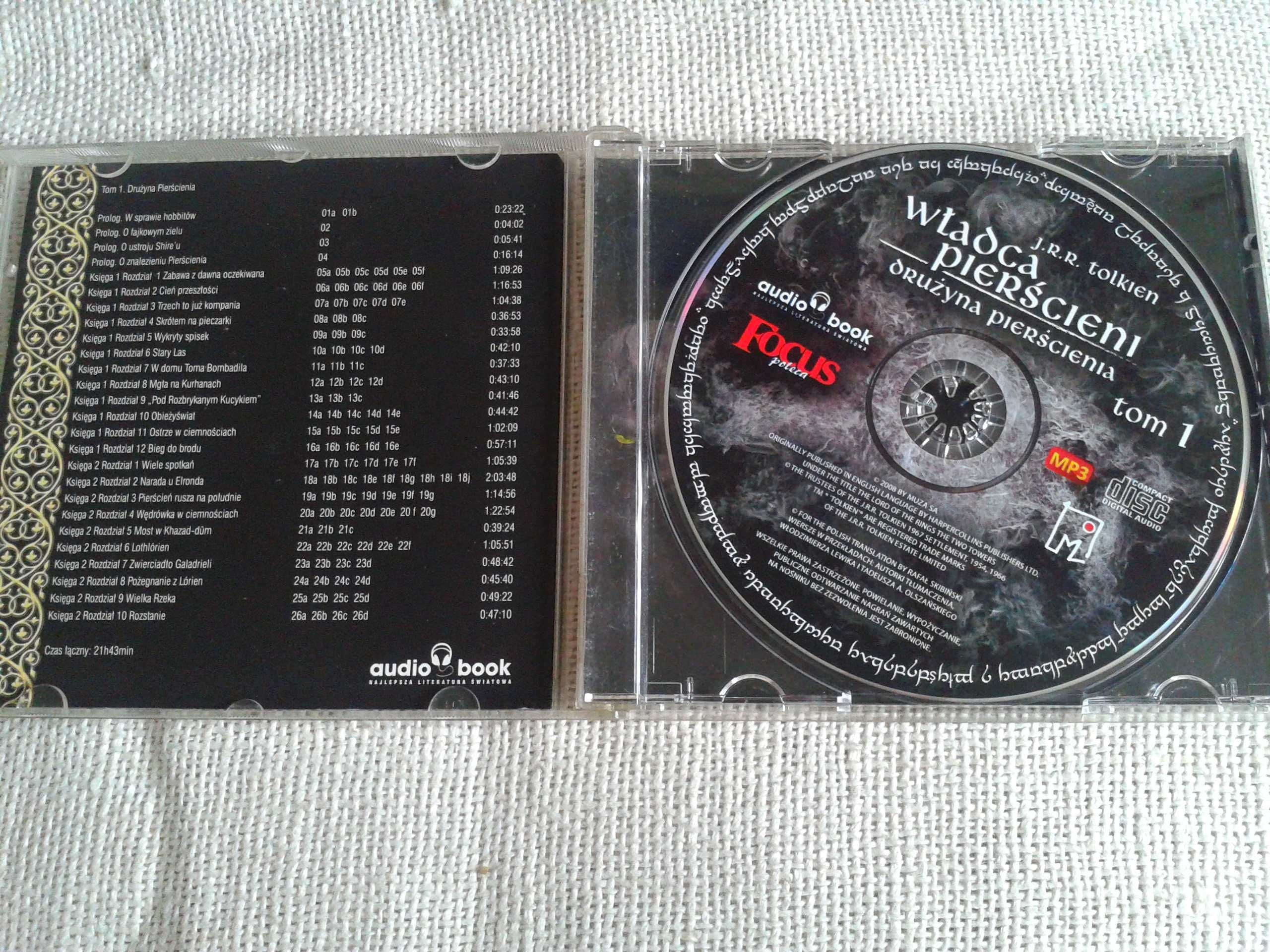 Władca Pierścieni, Drużyna Pierścienia  audiobook  CD