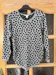 Sweter ciążowy H&M MAMA r. M szary w groszki, basic