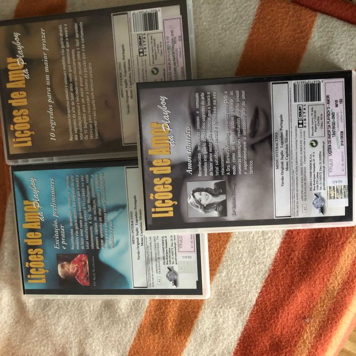 Lições de Amor - Playboy, conj. 3 dvs