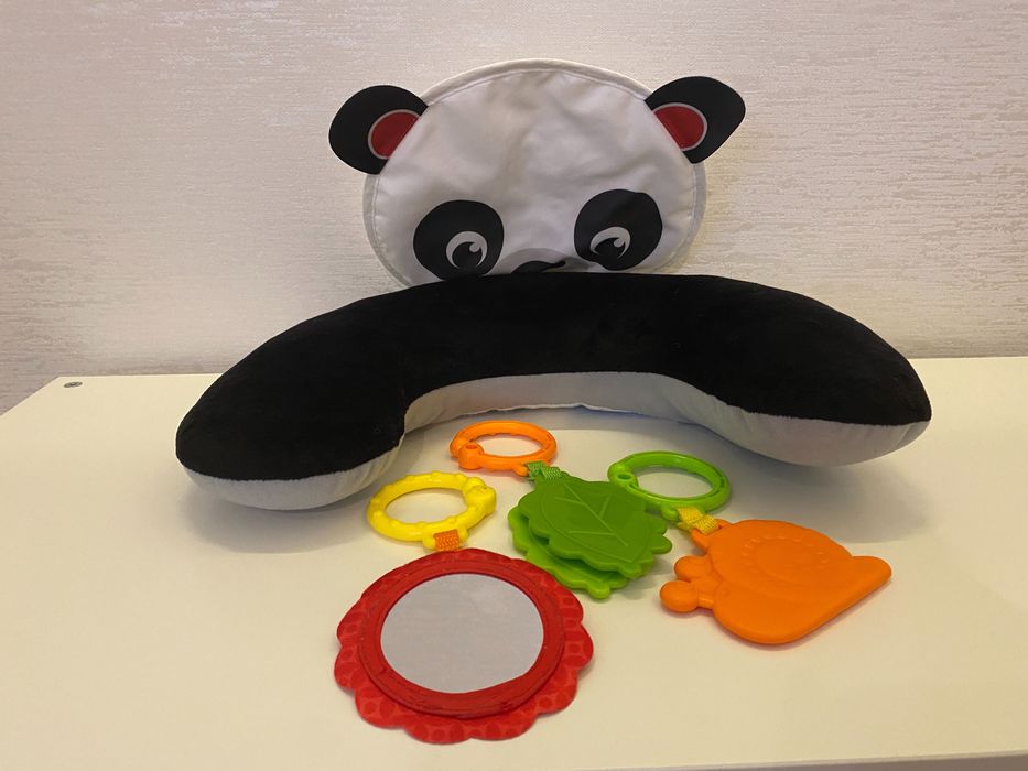 Fisher-Price, Sensoryczna poduszka Panda, zabawka niemowlęca