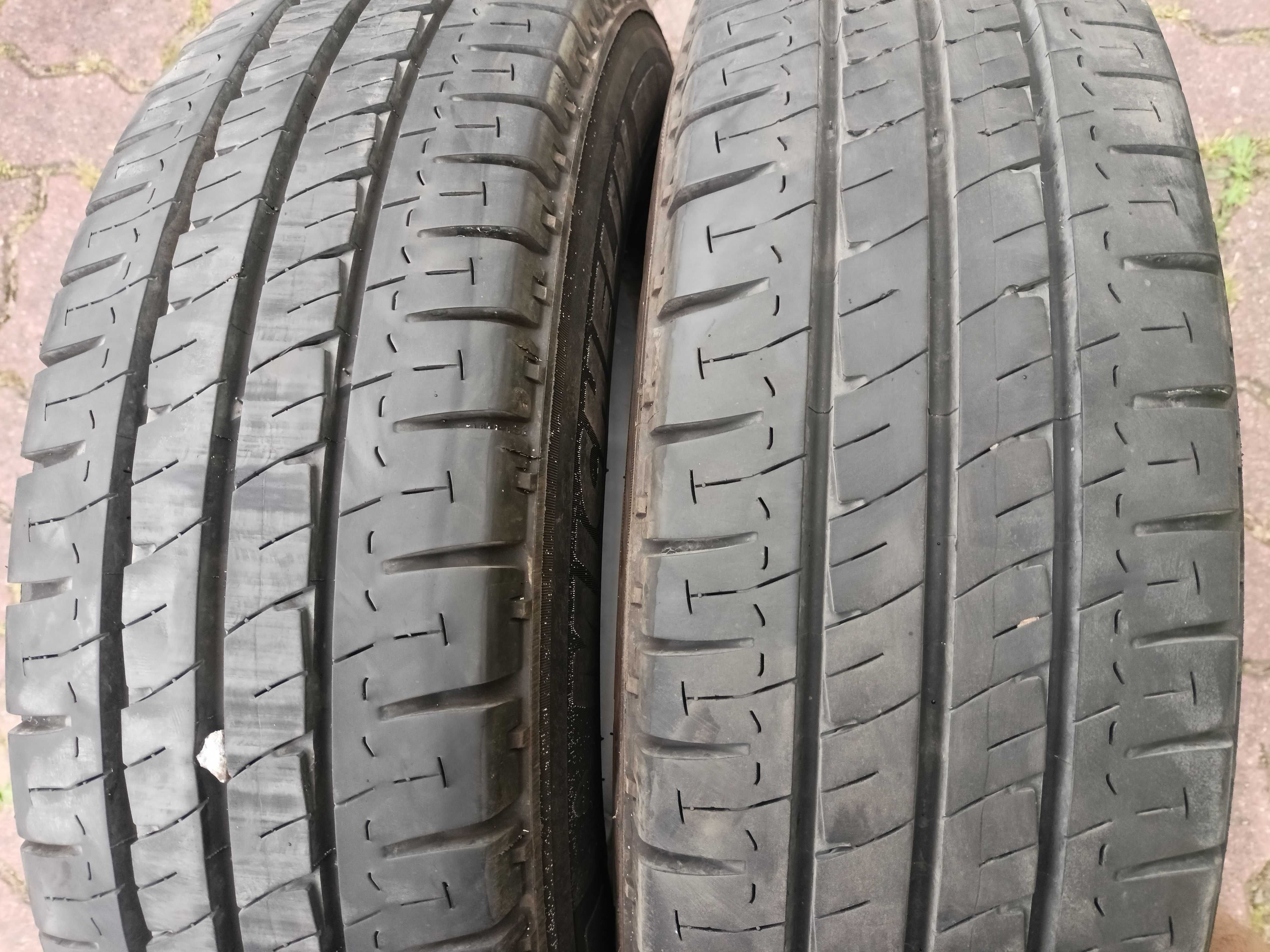 Opony lato MICHELIN 185 R14C cena 2szt 7mm