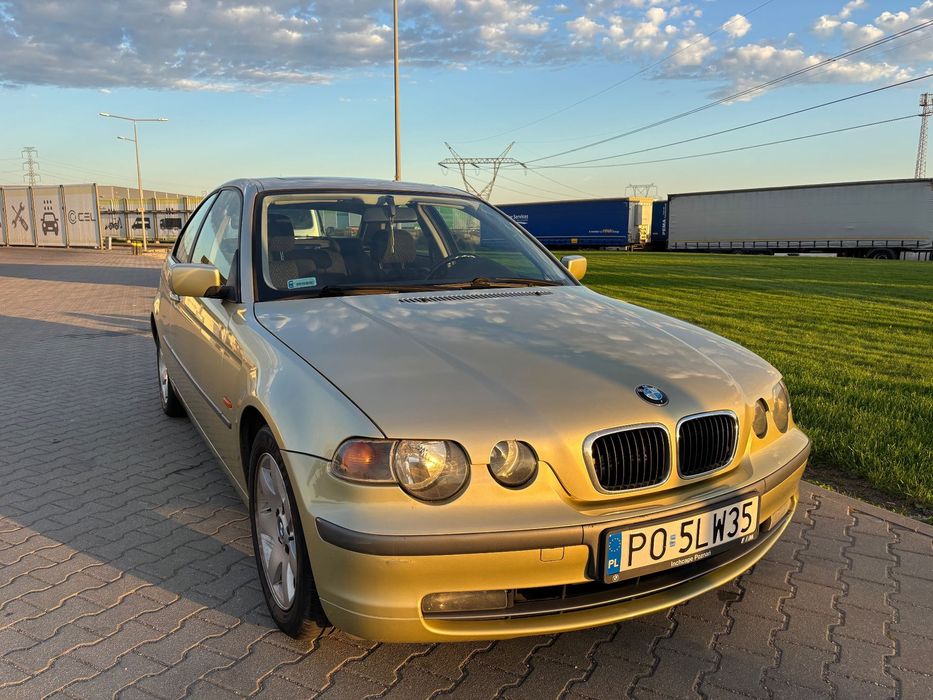 BMW Seria 3 BMW E46 Compact 1.8 Benzyna+Lpg, Automat, Szyberdach, Autogaz