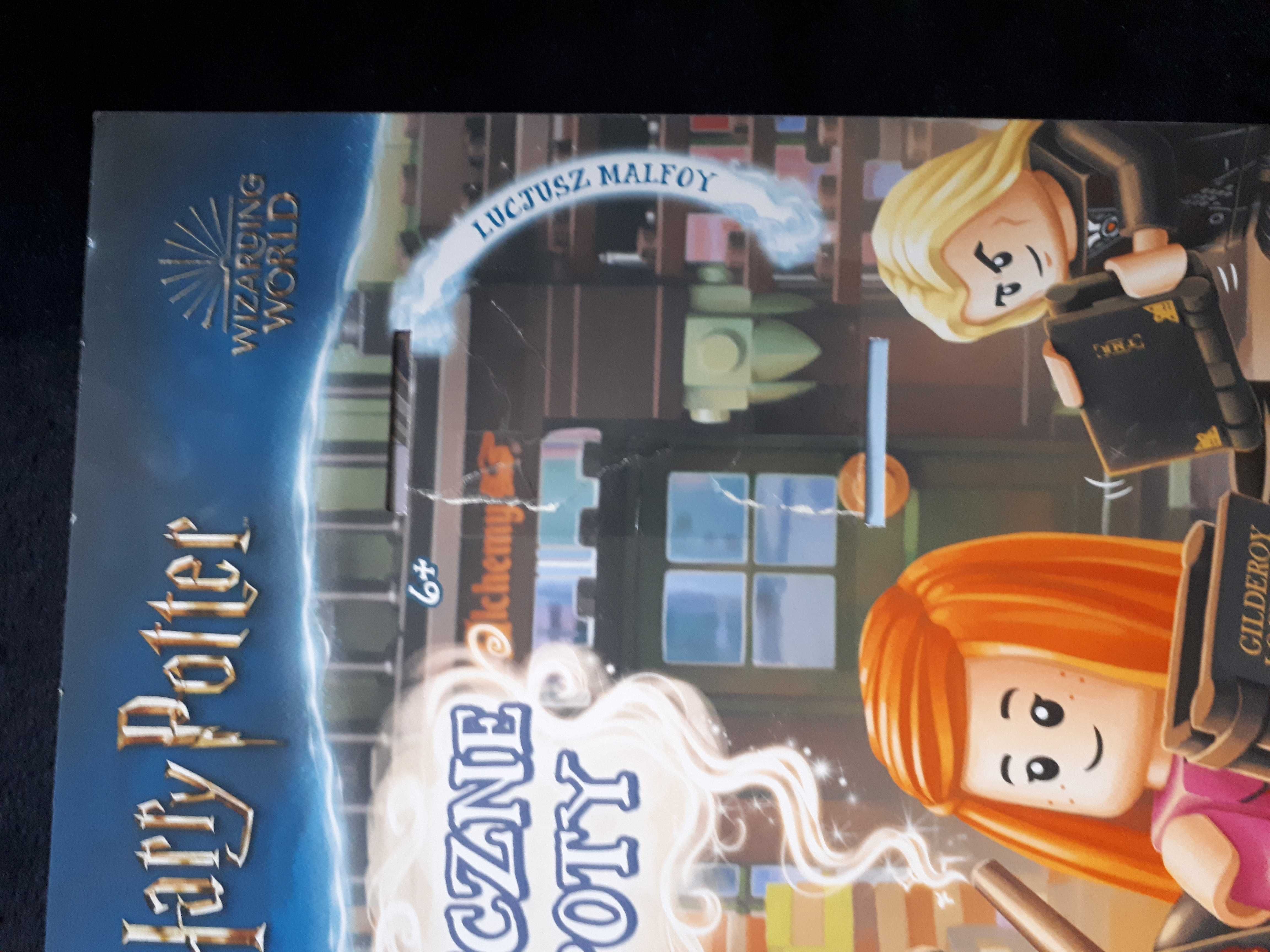 Zestaw 4 ksìążeczek lego Harry Potter z zadaniami