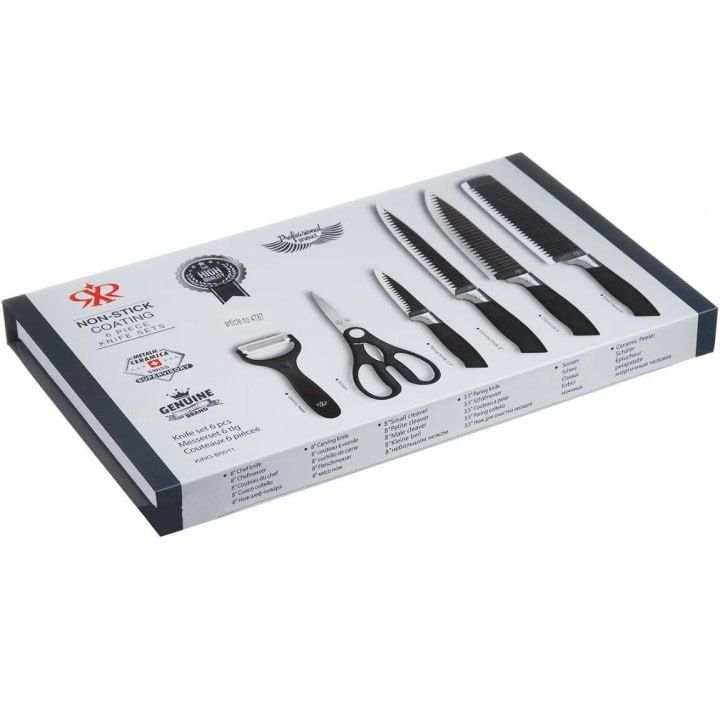 Набір кухонних ножів зі сталі Genuine King B-0011 (6штук)