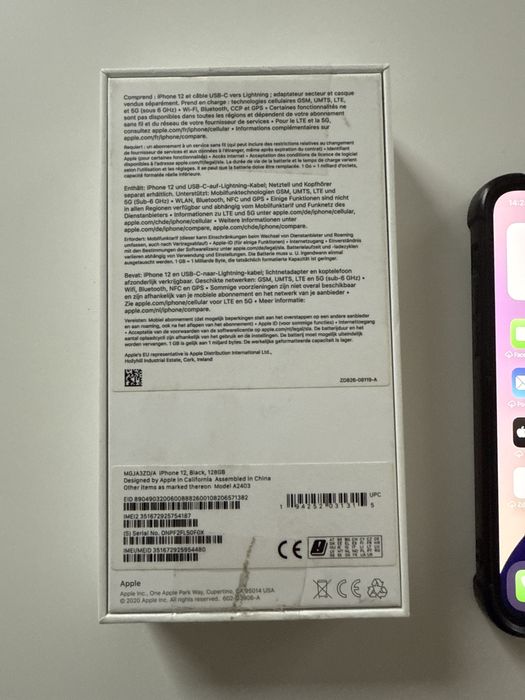 iphone 12 128gb pudelko ladowarka