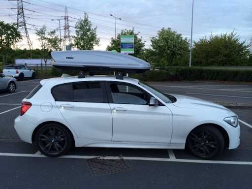 Поперечини на дах BMW Thule багажник бмв рейлінги планки бокс туле