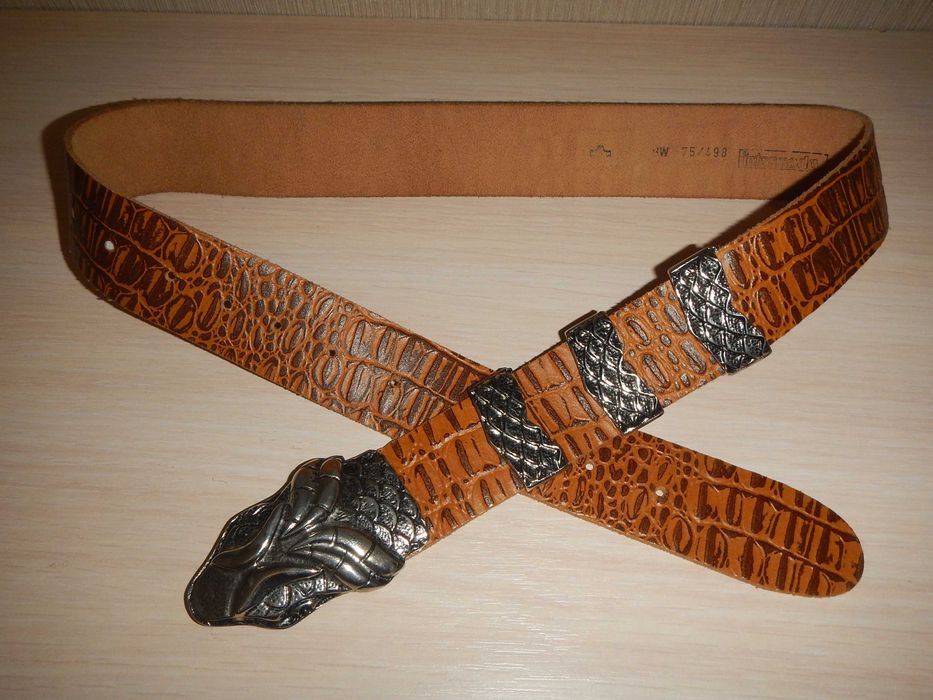 Шкіряний пасок ремінь intermoda