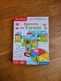 'Zwierzęta na farmie' Clementoni gra puzzle