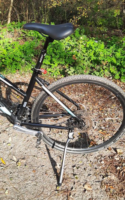 Damski rower Cross/MTB Unibike Crossfire 17", czarno-seledynowy